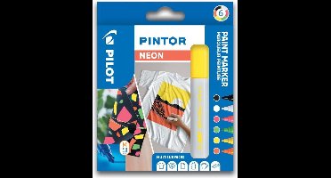 Pilot Pintor verfstiften neon set van 6