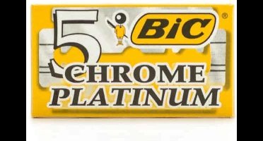 Bic Chrome Platinum Razor Blades 5pcs