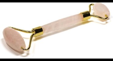 Massage roller Rozenkwarts - Gezicht Massage - Kaak en Contour Roller