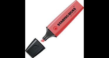 STABILO BOSS ORIGINAL - Markeerstift - Hoogste Kwaliteit - Rood - per stuk