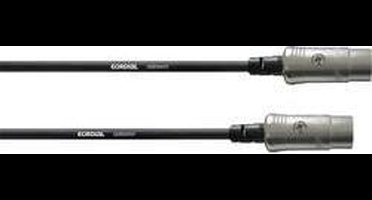 Cordial MIDI Verbindingskabel [1x XLR-stekker 5-polig - 1x XLR-stekker 5-polig] 6.00 m Zwart