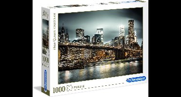 Clementoni - Puzzel - 1000 Stukjes - New York Skyline - Puzzel Voor Volwassenen - High Quality Collection