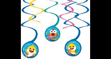 Pinkfong Swirl-slingers Baby Shark Junior 30/60 Cm Papier 6-delig