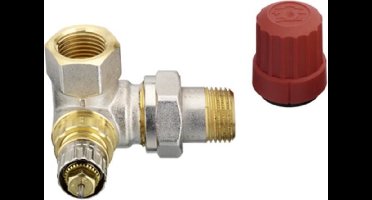 Danfoss Thermostatische radiatorafsluiter 3/8 dubbel haaks RE Kvs 0,65 m3 h RA N10