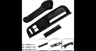 Deurgreep Set Vw Golf 4 Bora 3 Deurs Handgreep Deurgrepen Beschadigd Vervangen Vervanging Tdi Fsi R32 Gti