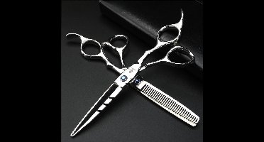 Professionele Kappersschaar Set 6 Inch - Effileerschaar - Coupeschaar - Kapper set