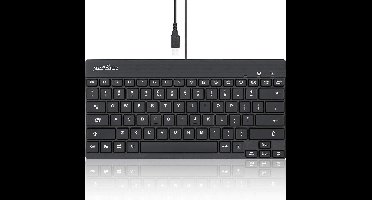 Perixx Periboard 326 compact toetsenbord met backlight - Stille toetsen - Qwerty/US