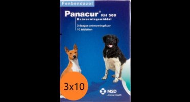 Panacur | KH 500 |Ontwormingsmiddel| AANBIEDING 3x10|Middel tot Grote Hond|