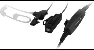 Kenwood KHS-9BL Security oortje 3 draads en speldbevestiging