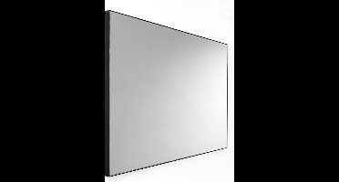 Wandspiegel Van Marcke Frame Zonder Verlichting 80x70 cm Glas En Zwart Aluminium Kader