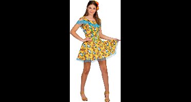 Hawaiiaanse jurk Marit met toekan print