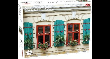 Tactic Building in Krakow Poland – Puzzel – 1000 stukjes – Historische Architectuur in Retro Sfeer – Strak en Rustgevend Ontwerp – Hoogwaardige Scandinavische Kwaliteit