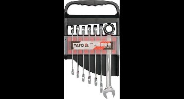 Yato - Ringsteeksleutelset - Ratelsleutel - 10-19mm - 72 Tanden