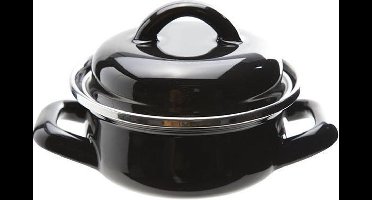 Cosy&Trendy Serveerpan 10 cm, zwart - Per stuk