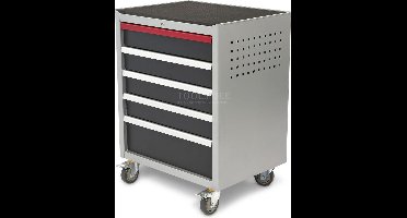 HBM 5 Laden Deluxe Professionele Gereedschapswagen voor Werkplaatsinrichting