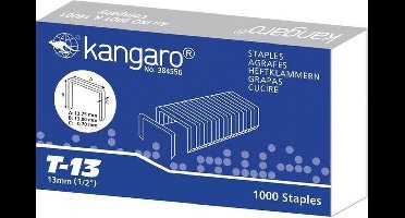 Kangaro nietjes - T13 - 13mm - 1000 stuks - voor tacker - K-7500128