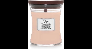 WoodWick Hourglass Medium Geurkaars - Coastal Sunset - 60 branduren