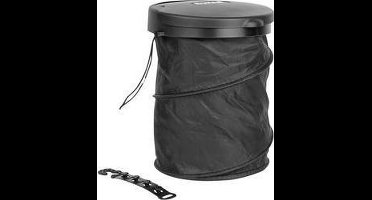 Eufab Garbage bucket foldable 17526 Afvalbak 4 l (Ø x h) 160 mm x 205 mm Zwart 1 stuk(s)