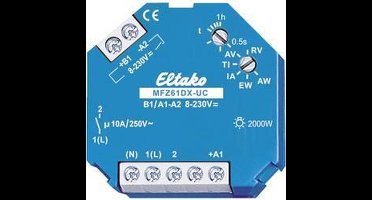 Eltako 61100604 MFZ61DX-UC Tijdrelais Multifunctioneel 230 V 1 stuk(s) Tijdsduur: 0.5 s - 1 h 1x NO