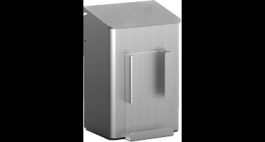 MediQoline | Hygiënebak & zakjeshouder | Aluminium | Inhoud: 6 liter