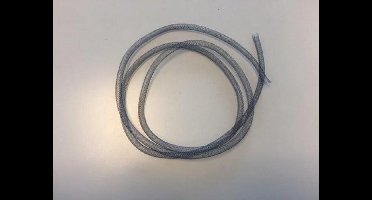 Metaal Fish Net Tube anthraciet 5 Millimeter 1Meter