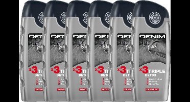 Denim Douchegel Black - 6 x 250 ml
