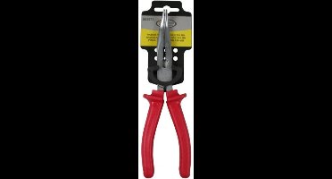 Hofftech Radiotang - Recht - Chroom-vanadiumstaal - 200 mm - Rood