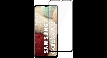 Screenprotector geschikt voor Samsung A12 - FullGuard Glas Screen Protector