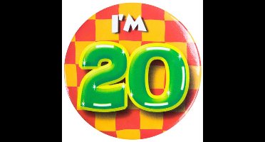 Paper Dreams Button 20 jaar - 55mm