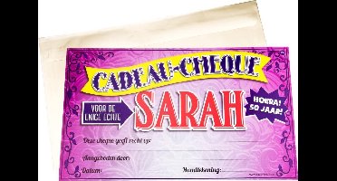 Paperdreams Gift Cheque - Sarah