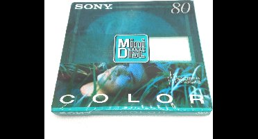 Sony 80 Min Recordable MD Minidisc Color Collection Shock ( Green )