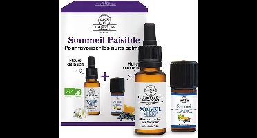 Bach set Nachtrust 1 Bach combi elixer en 1 essentiële olie synergie