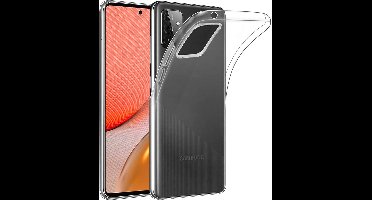 Hoesje geschikt voor Samsung Galaxy A72 - Siliconen Backcover - Transparant