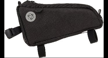 AGU Bikepacking Top-Tube Frametas Zwart - 0,7L - Waterafstotend - Eenvoudige Montage - 100% Gerecycled Polyester