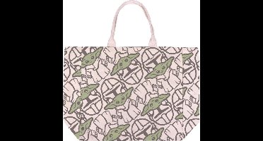 Handtas The Mandalorian Handvatten Groen Beige