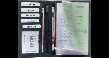 Autopapieren Mapje - A5 map - Leer - Kentekenbewijs mapje - Autopapieren hoes - Cadeau voor man - Cadeau voor vrouw - Kado man - Kado vrouwen - Kado mannen verjaardag - Mannen cadeautjes - Vrouwen cadeautjes - Portefeuille heren - Portefeuille dames