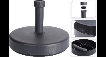 MaxxGarden Parasolvoet - kunstof voet - vulbaar tot 25 kg