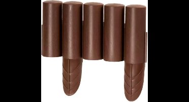 Prosperplast / Tuinhek Gazonrand IPAL Plus / 2,4m / Kleur bruin