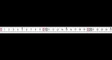 BMI 357004001LNR-SK Meetlint 1 m Staal