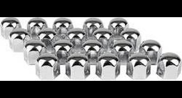 Eufab 15231 Wielschroefdop Geschikt voor schroefgrootte 19 mm Chroom Metaal