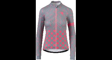 AGU Sprinkle Dot Fietsshirt Lange Mouwen Essential Dames - Grijze - S