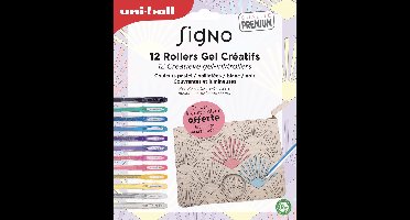 uni-ball Signo Rollerball Gelpen - Set van 12 stuks - Pastel & Glitter