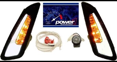 Knipperlichtset Vespa Sprint Primavera voor Power 1 smoke led tube