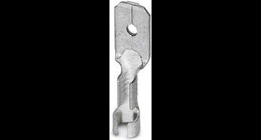Phoenix Contact 3240161 Platte stekker Insteekbreedte: 6.3 mm Insteekdikte: 0.8 mm 180 ° Ongeïsoleerd Metaal 100 stuk(s