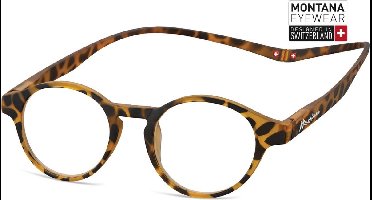 Montana MR60A leesbril met magneetsluiting +2.50 Tortoise - magneetbril