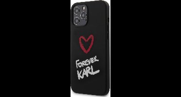 Karl Lagerfeld Apple iPhone 11 Pro Hoesje Zwart Backcover - Forever Karl