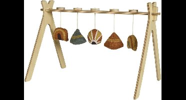 Tipi - Activity Arch + 5 Knitted Toy - Terra
