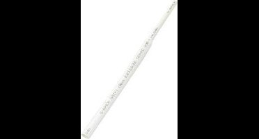 TRU COMPONENTS 1566759 Krimpkous zonder lijm Wit 6 mm 3 mm Krimpverhouding:2:1 10 m