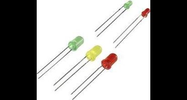TRU COMPONENTS VK-84523 LED-assortiment Groen, Rood, Geel Rond 3 mm, 5 mm