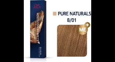 Vopsea Permanenta Wella Professionals Koleston Perfect 8/01, Blond Deschis Natural Cenusiu, 60ml